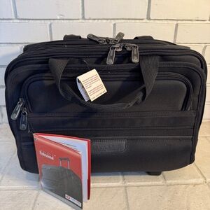NWT Atlantic (Professional line) Rolling Office Bag - Black